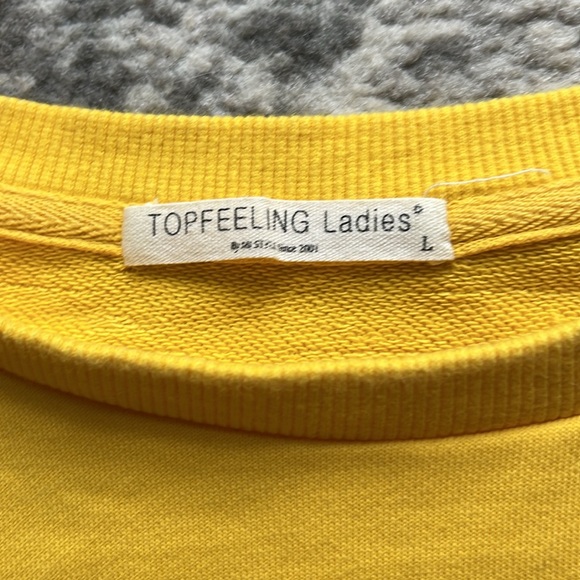 Topfeeling Ladies cropped crewneck sweater - Picture 3 of 3